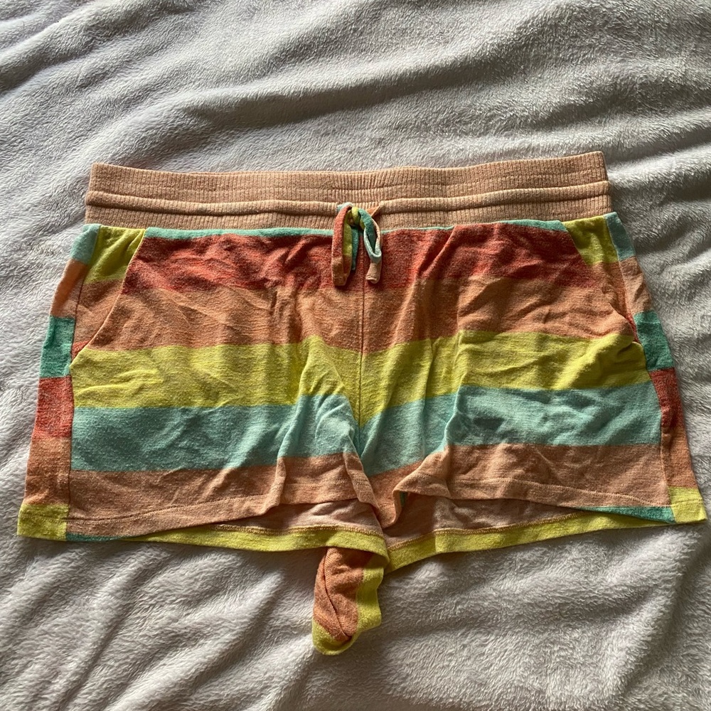 Colorful Striped Shorts